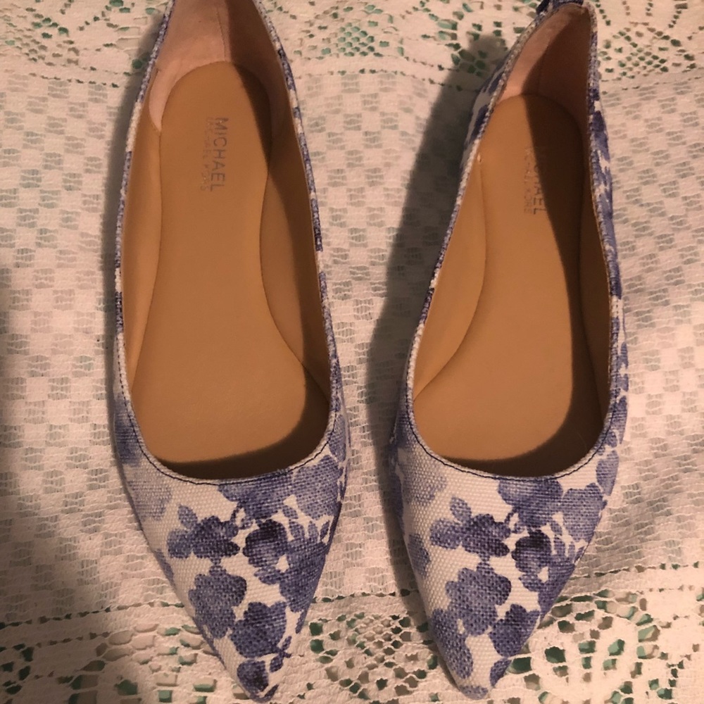 Michael Kors floral flats